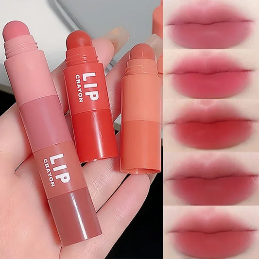 Lipstick Set Lip Gloss 4 Colors In 1 Matte Velvet Lipstick Pen Kit Lipliner Waterproof Lasting Not Fading Lip Makeup Cosmetics